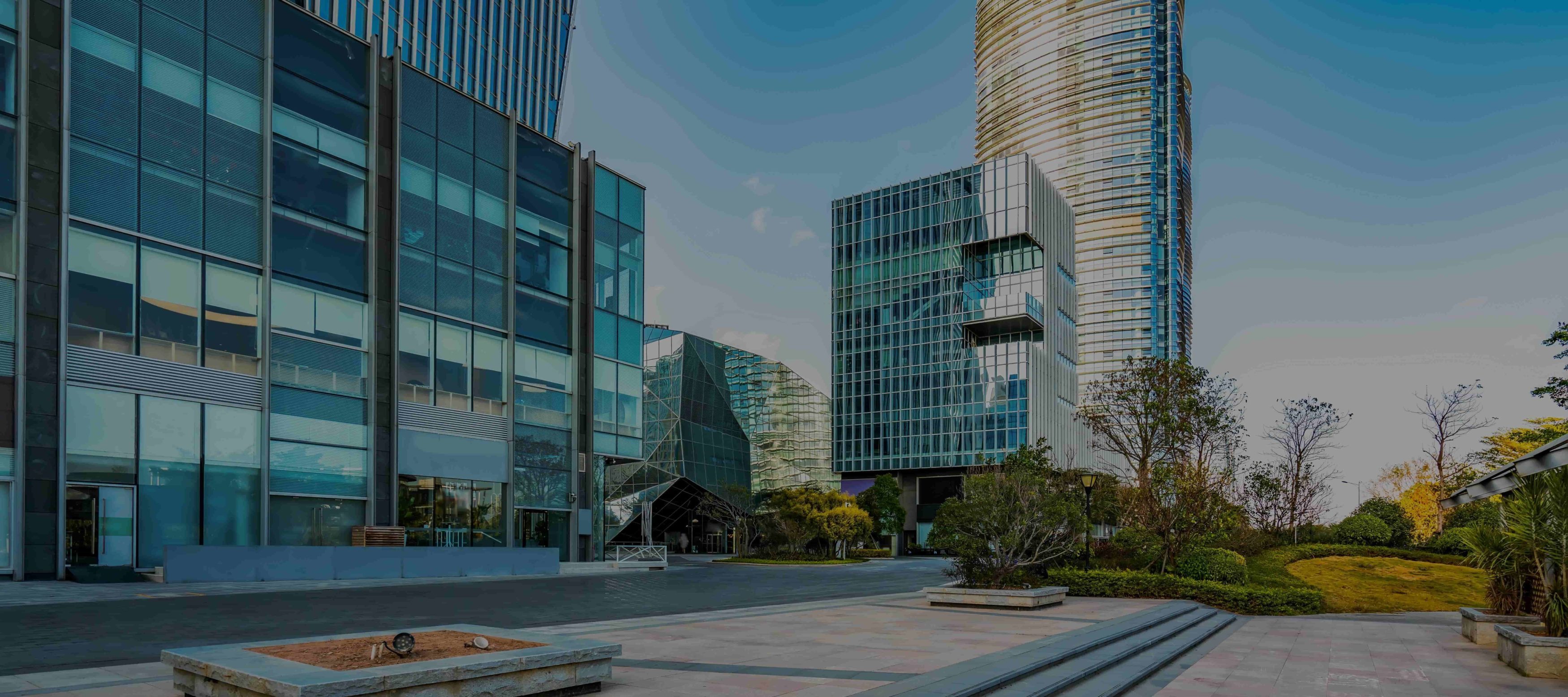 Edificios empresariales modernos